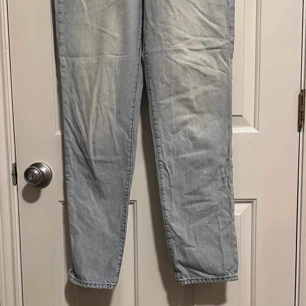 Madewell Light Blue Straight Leg Jeans - 28T - Picture 2 of 9